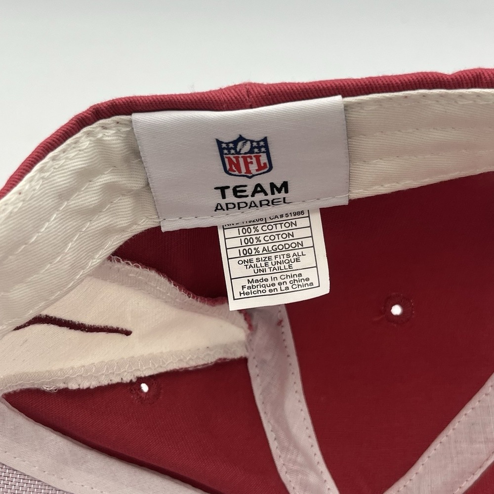Arizona Cardinals NFL Team Apparel Strapback Adjustable Cap/Hat NWT - Picture 6 of 7